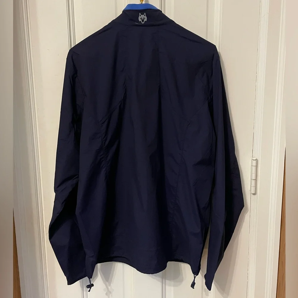 NWT Greyson Trailwolf Jacket Large Maltese Blue Golf MFA22068 Full Zip